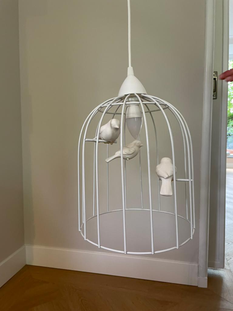 Lamp kinderkamer wit vogeltjes, Ophalen, Minder dan 50 cm
