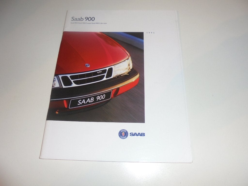 brochure Saab 900 modellen 1995, Ophalen of Verzenden, Nieuw, Overige merken