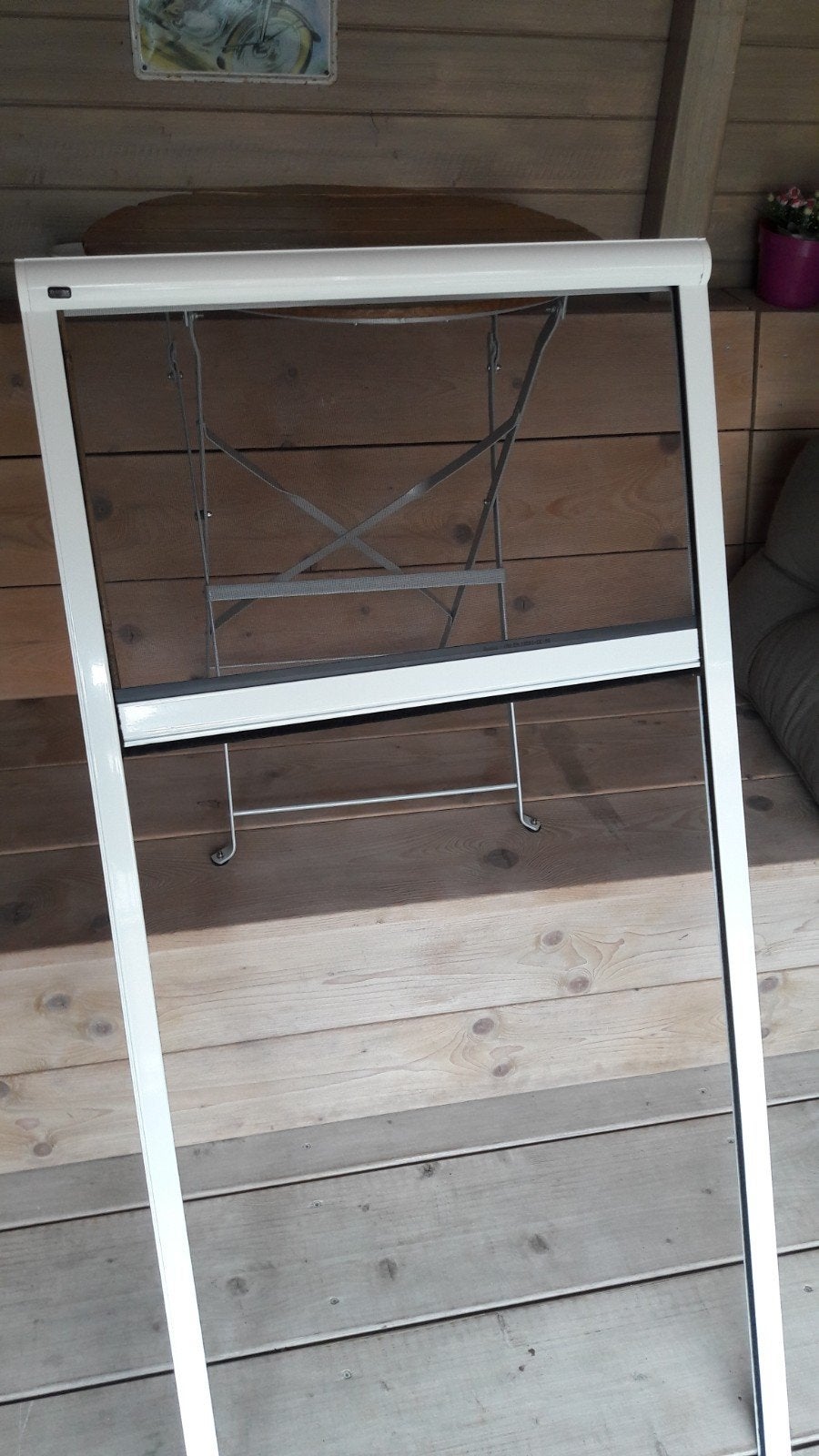Raamrolhor plaatsing IDD, Ophalen, Wit, Nieuw, 50 tot 100 cm