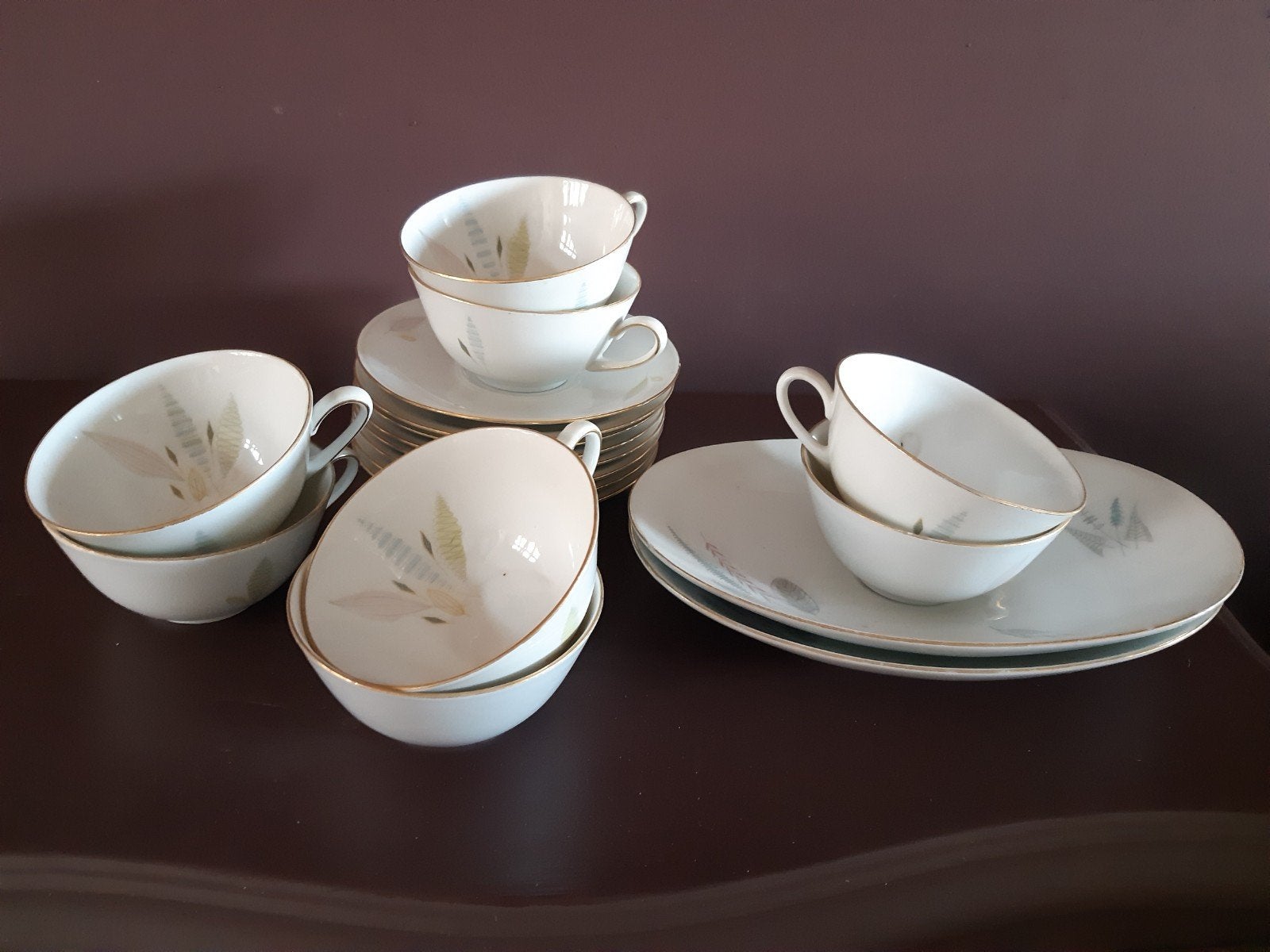 Servies Bavaria Germany  jaren 50 porselein, Ophalen