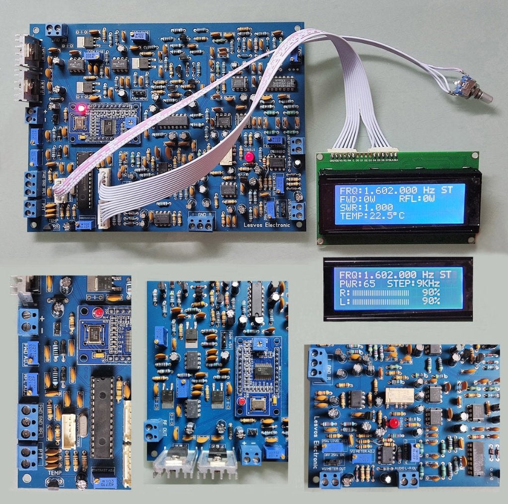 AM  DDS Transmitter  522 - 1998 KHZ  5W P.E.P., Telecommunicatie, Verzenden, Zo goed als nieuw, Zender