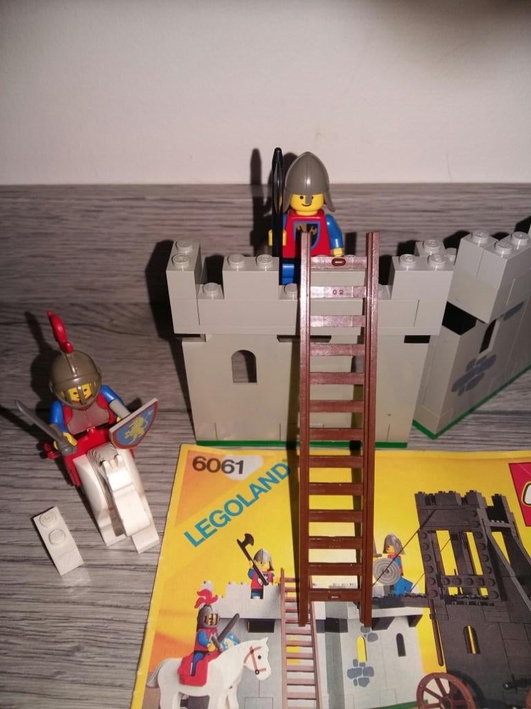 Lego Castle Lion Knights 6061 Siege Tower, Lego, Ophalen of Verzenden, Castle, Complete set