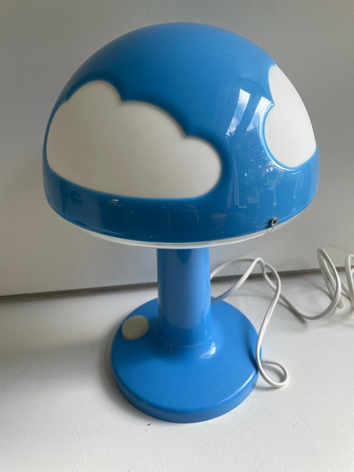 Vintage IKEA Skojig Wolken Tafellamp, Blauw, Gebruikt, Vintage, Kinderlamp