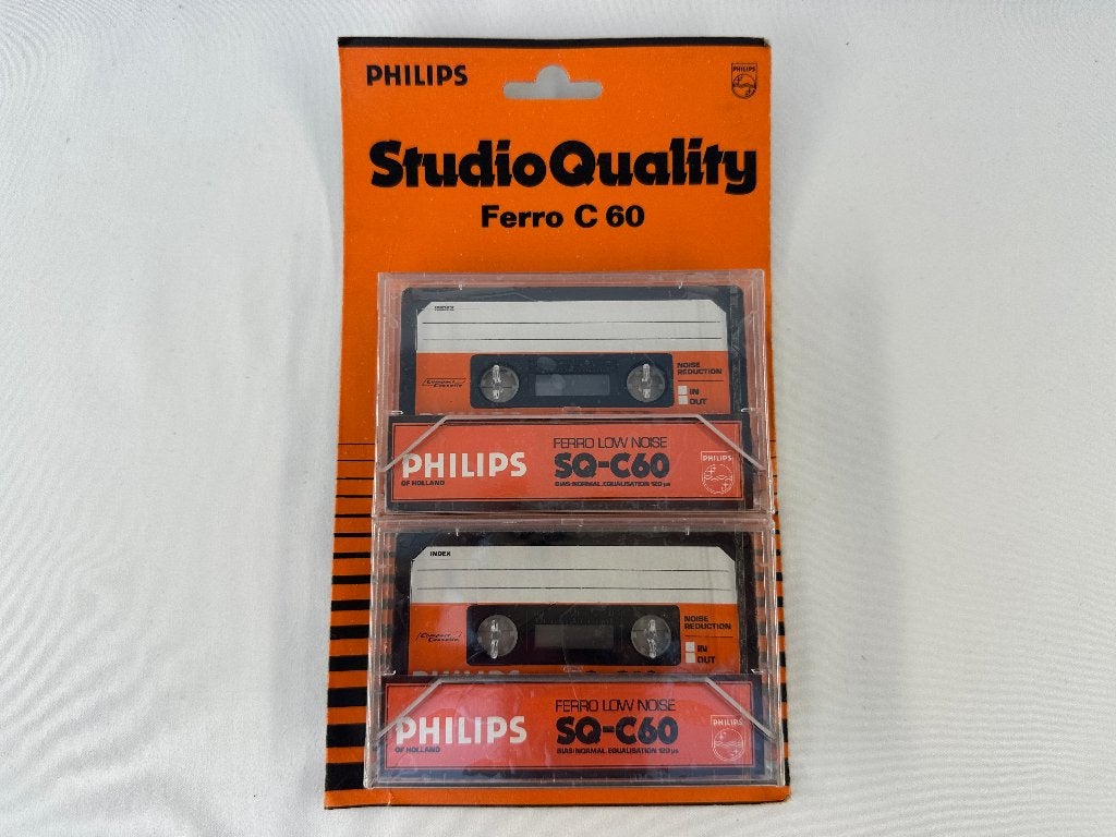 Philips Cassettebandjes 2x Nieuw Ferro C 60, 2 t/m 25 bandjes, Overige genres, Onbekend, Ophalen of Verzenden