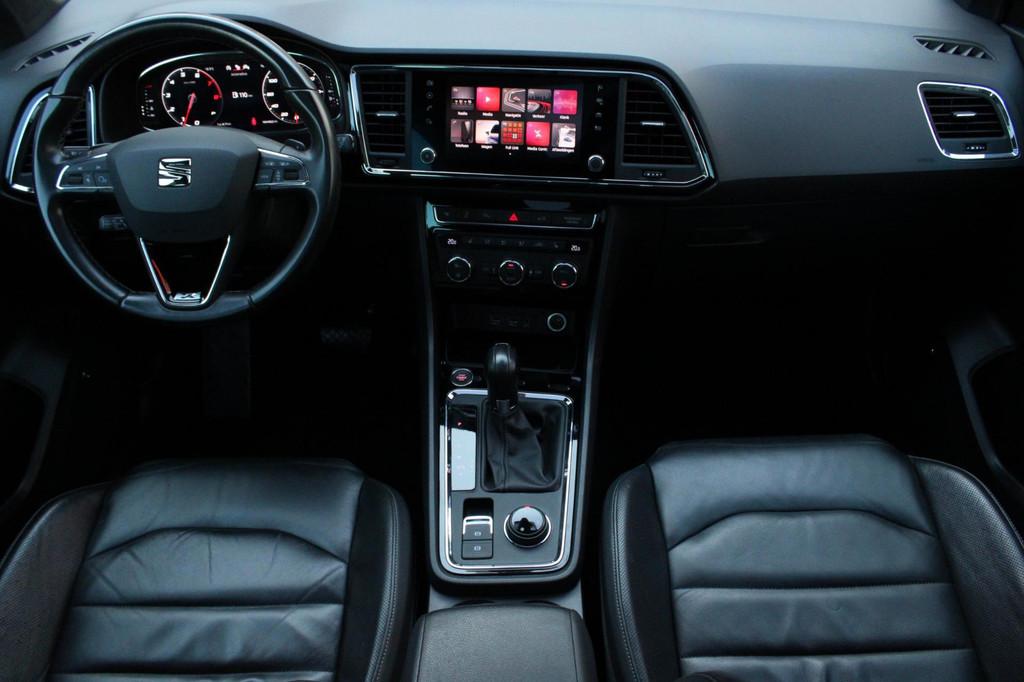 SEAT Ateca 2.0 TSI 4DRIVE Excellence PANO I ACC I VIRTUAL I, Automaat, 1441 kg, Gebruikt, Zwart