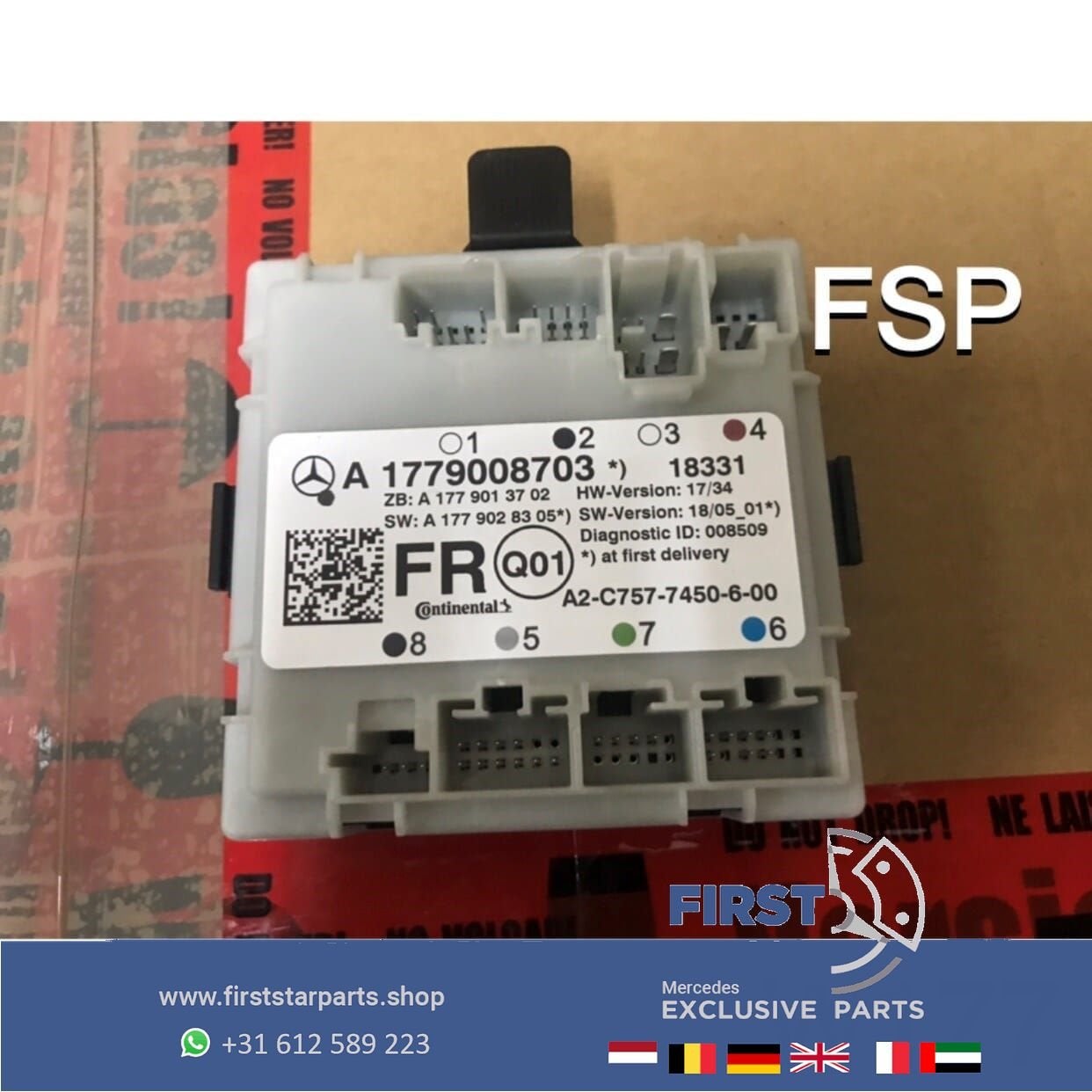 A1779008703 W177 DEUR MODULE RECHTS VOOR Mercedes A Klasse 2, -, -, -, Deur