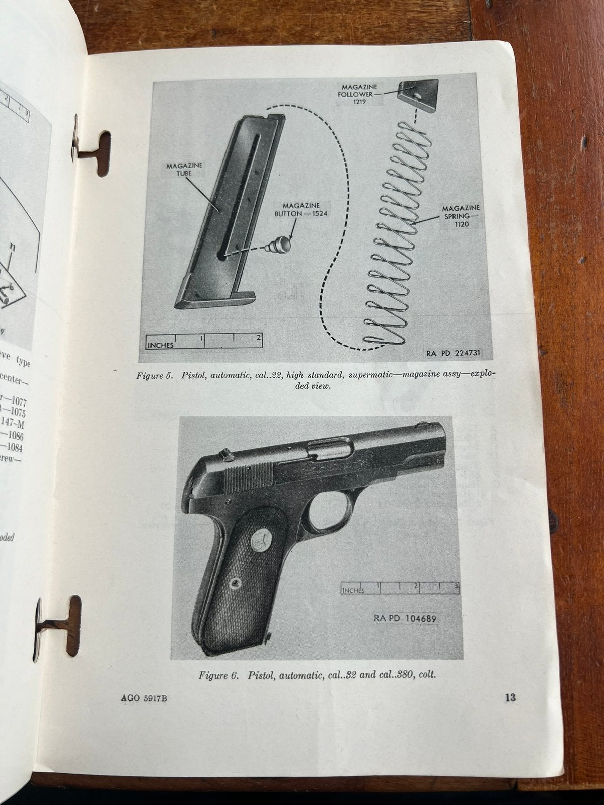 Amerikaans voorschrift reparatie pistolen cal .22 onderdelen, Amerika, Verzenden, Landmacht
