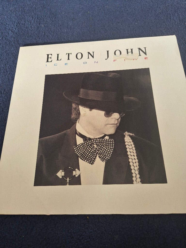Elton John - Ice On Fire (1985, Rocket Record Company) VG/EX, Ophalen, LP