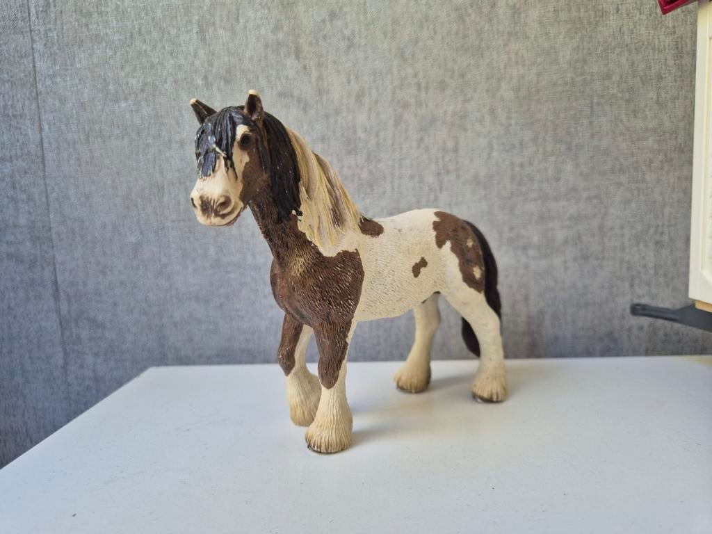Schleich paarden tinker hengst, Ophalen of Verzenden, Zo goed als nieuw, Paard, Beeldje of Figuurtje
