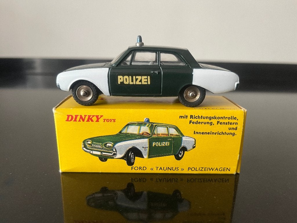 Dinky Toys #551 Ford Taunus Polizei (MB), Ophalen of Verzenden, Nieuw, Auto, Dinky Toys