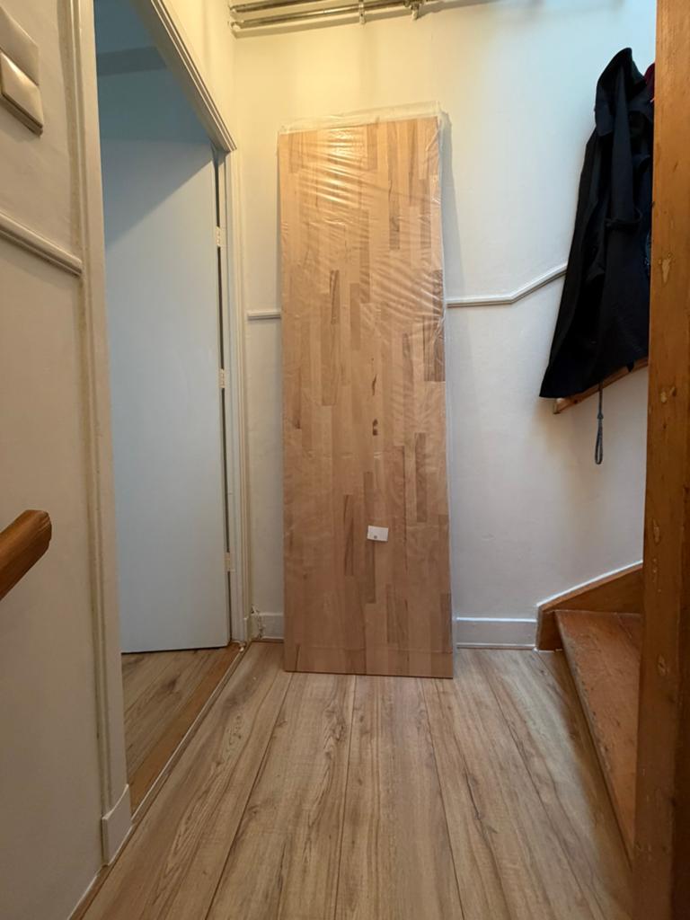 Keukenblad hout, Huis en Inrichting, Keuken | Keukenelementen, Ophalen, Bruin, 200 cm of meer, Nieuw