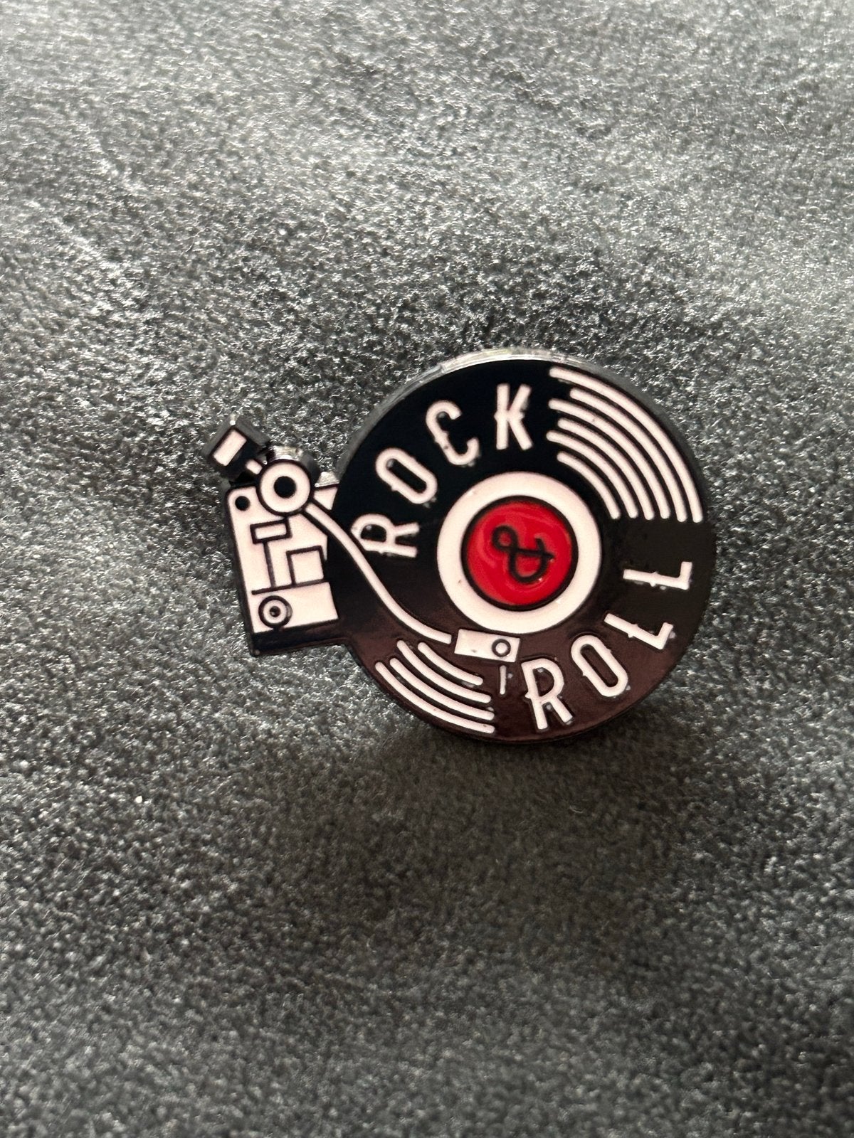 Rock & Roll Plaat Pin - Muziek Liefhebber Cadeau, Ophalen of Verzenden, Nieuw