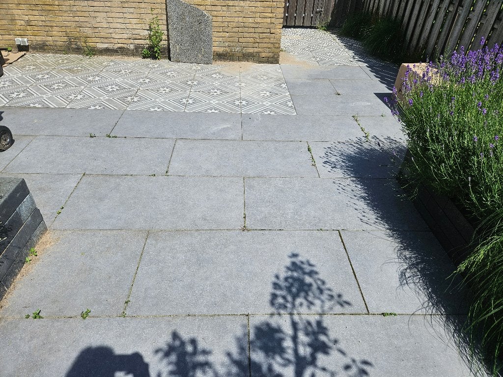 Keramische tegel met beton, Ophalen, Gebruikt, Keramiek, 10 m² of meer