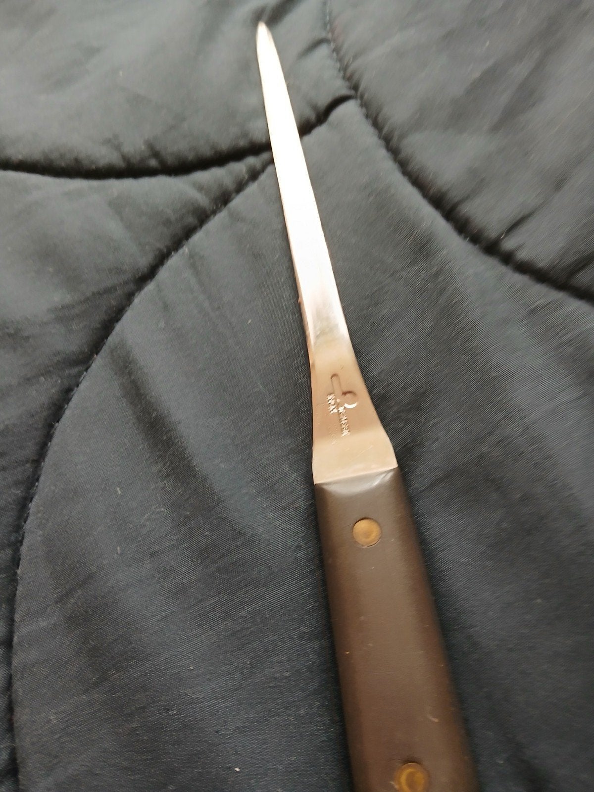 Vintage Briefopener - Roestvrij Staal met Houten Handvat, Antiek en Kunst, Ophalen of Verzenden