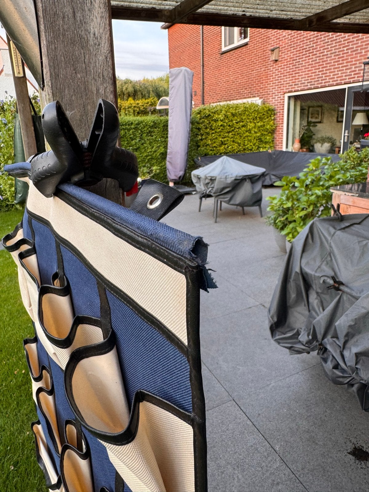Handige opbergzak voor voortent of caravan, Ophalen, Gebruikt