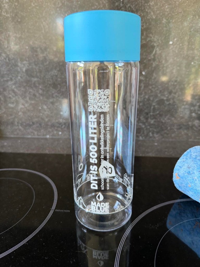 AH waterfles made blue design, Ophalen, Nieuw