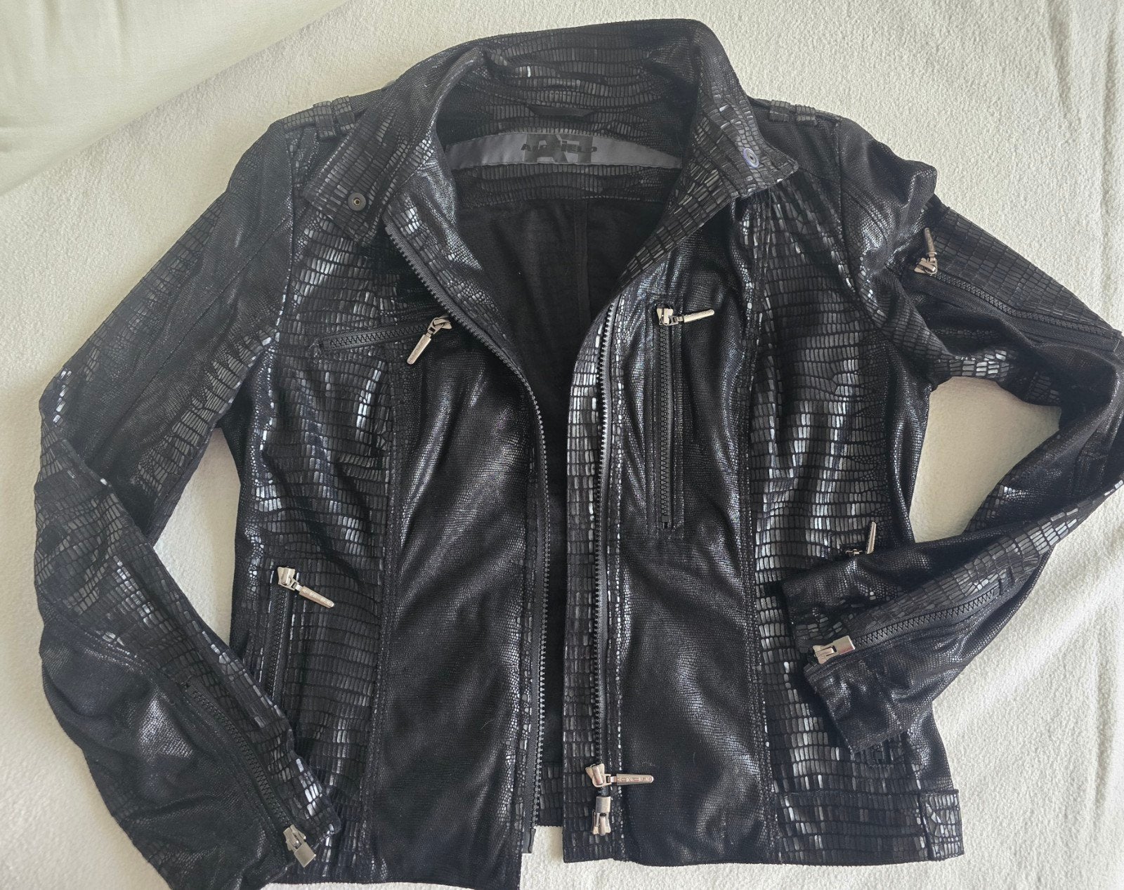Airfield Larissa-Jacket Zwart Maat 38/40 (M), Maat 38/40 (M), Zwart, Ophalen of Verzenden, Zo goed als nieuw