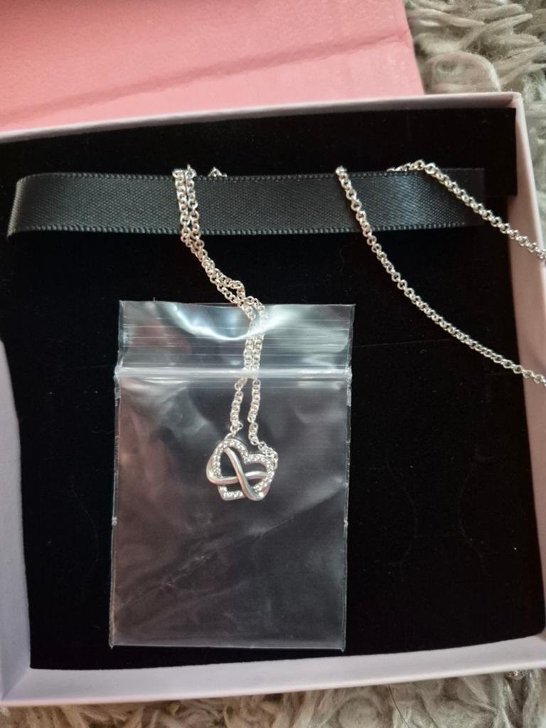 Pandora Ketting met Hart Hanger, Sieraden, Tassen en Uiterlijk, Kettingen, Met hanger, Ophalen of Verzenden, Zo goed als nieuw
