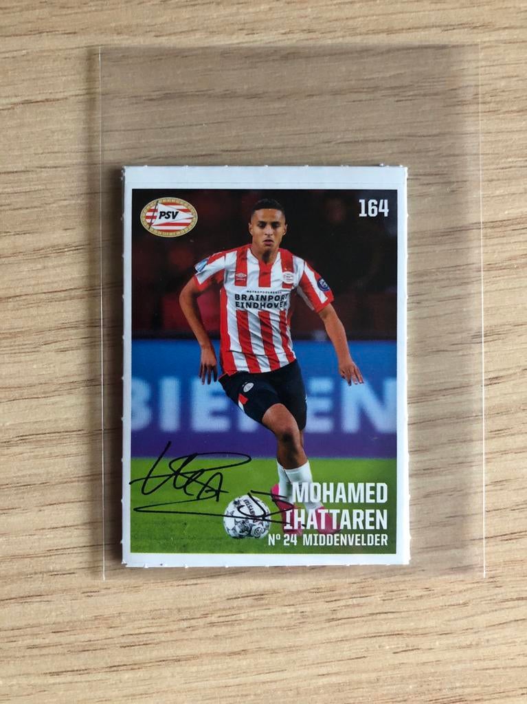 Voetbalplaatje Mohamed Ihattaren ROOKIE, Verzamelen, Sportartikelen en Voetbal, Ophalen of Verzenden, Zo goed als nieuw, PSV, Spelerskaart