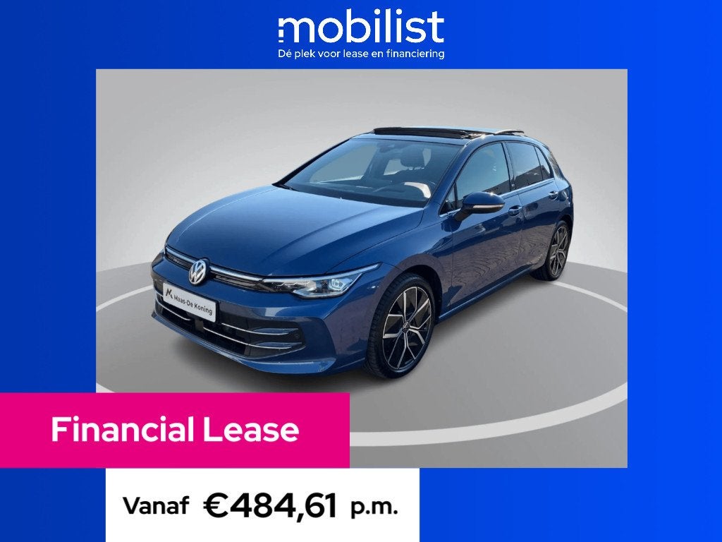 Volkswagen Golf 1.5/150PK Style 50 Edition DSG (bj 2024), Automaat, 150 pk, Blauw, Bedrijf