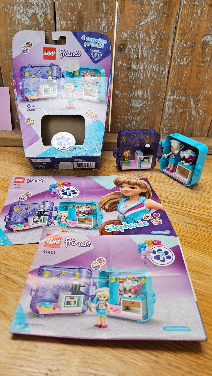 Lego Friends 41401 Stephanie's Speelkubus, Gebruikt, Lego, Inclusief accessoires, Friends