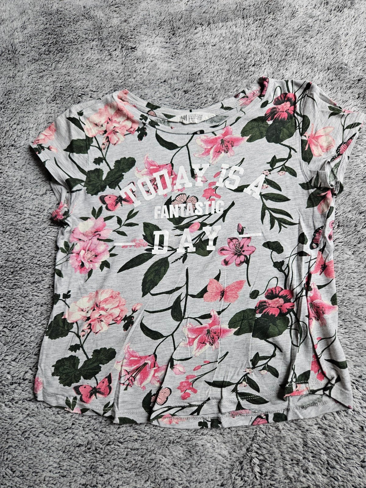 6 meisjes T-shirts van H&M 4 van andere 146/152, Gebruikt, Meisje, H&M, Ophalen of Verzenden
