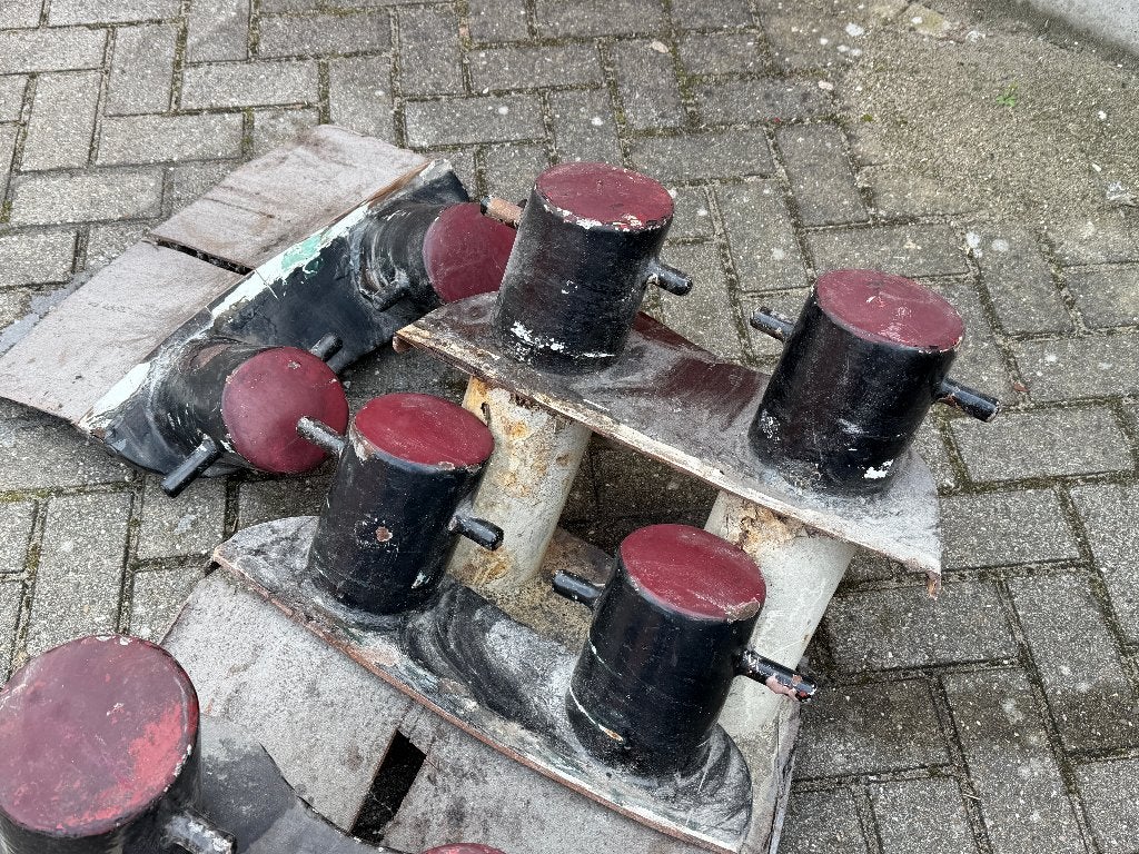 4 x grote zware antieke bolders 50 cm breed, Ophalen, Gebruikt, Lijn of Blok