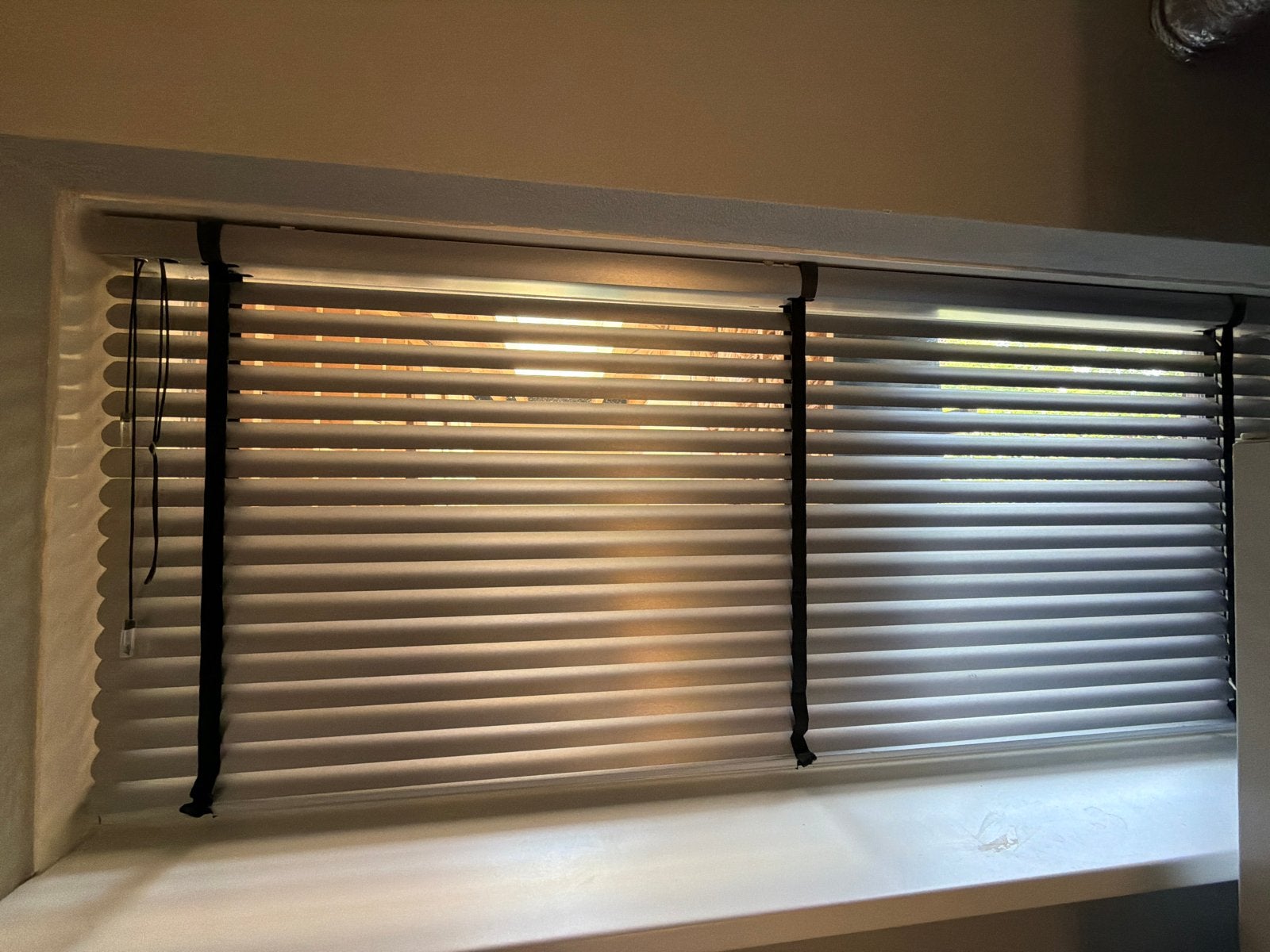 Luxaflex Jaloezieën - Grijs Antraciet, 207x85 cm, Ophalen, Jaloezie, Gebruikt, Grijs