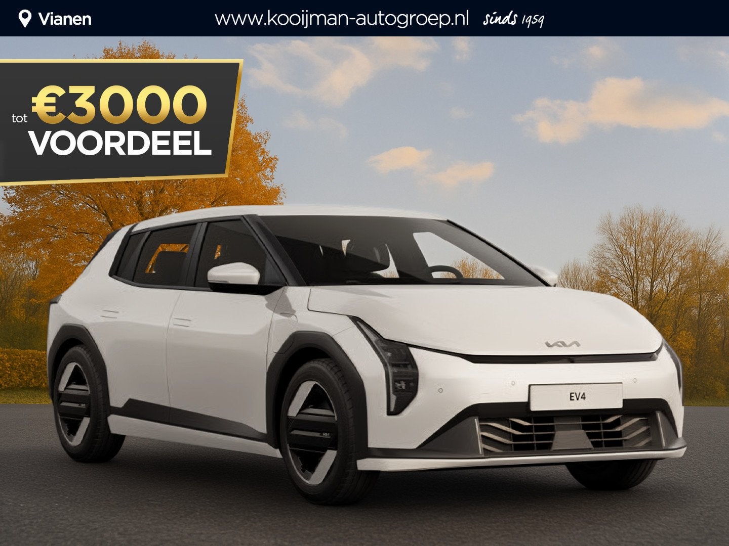 Kia EV4 Air 58.3 kWh Nu €3.000,- voordeel! Nu tijdelijk ex