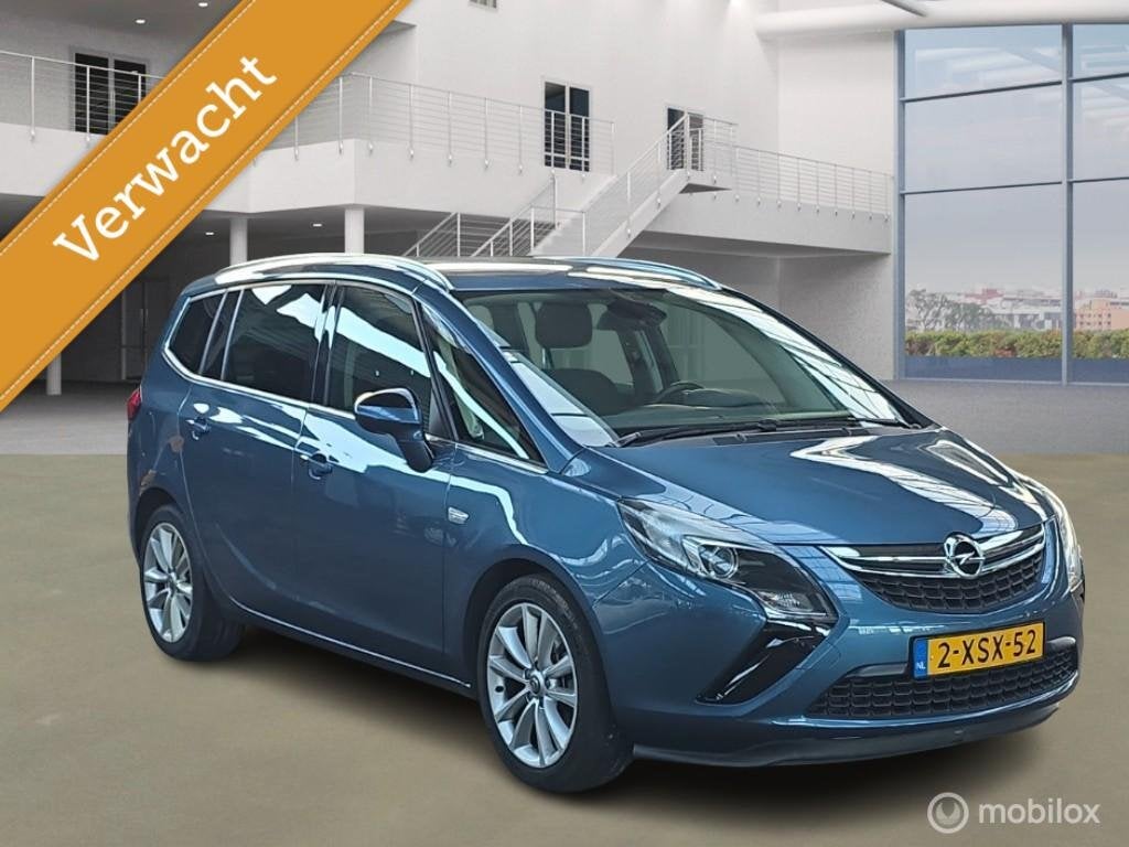 Opel Zafira Tourer 1.4 Berlin 7 persoons 38.000KM! 1e eigena, Auto's, Stof, Gebruikt, Zwart, 4 cilinders