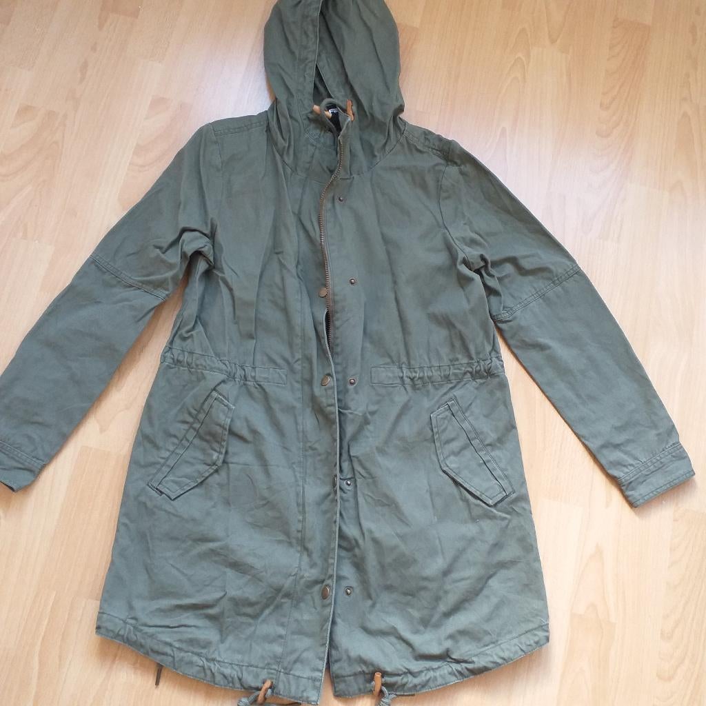 Parka jas,  maat s, Kleding | Dames, Jassen | Zomer, Gedragen, Maat 36 (S), Overige kleuren, Ophalen of Verzenden