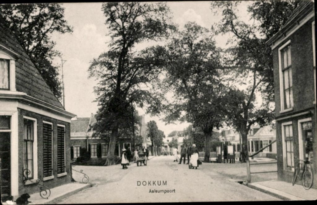 dokkum, kvr4-2562 aslspoort, Verzenden, 1920 tot 1940, Gelopen, Noord-Brabant