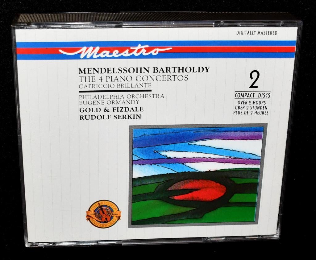 Mendelssohn Bartholdy - The 4 Piano Concertos - Capr. (2 CD), Verzenden, Classicisme, Zo goed als nieuw, Overige typen