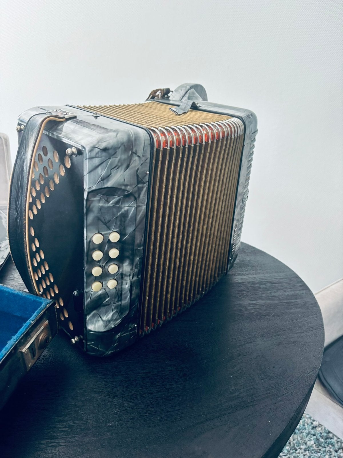 Knoppen accordeon, Ophalen, Overige formaten, Met koffer, Toetsaccordeon