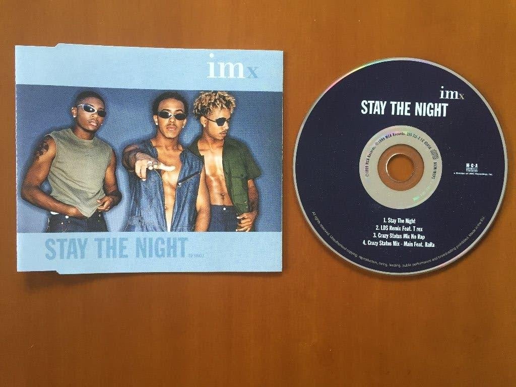 CD single IMx : Stay the night, Cd's en Dvd's, Cd Singles, Zo goed als nieuw, Hiphop en Rap, 1 single, Ophalen of Verzenden