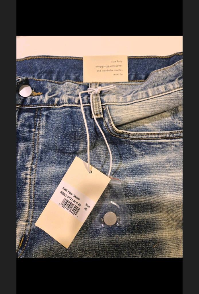 Nieuwe MNML B804 Flare Denim Jeans - Maat 46, Ophalen of Verzenden, Nieuw, Blauw, W32 (confectie 46) of kleiner