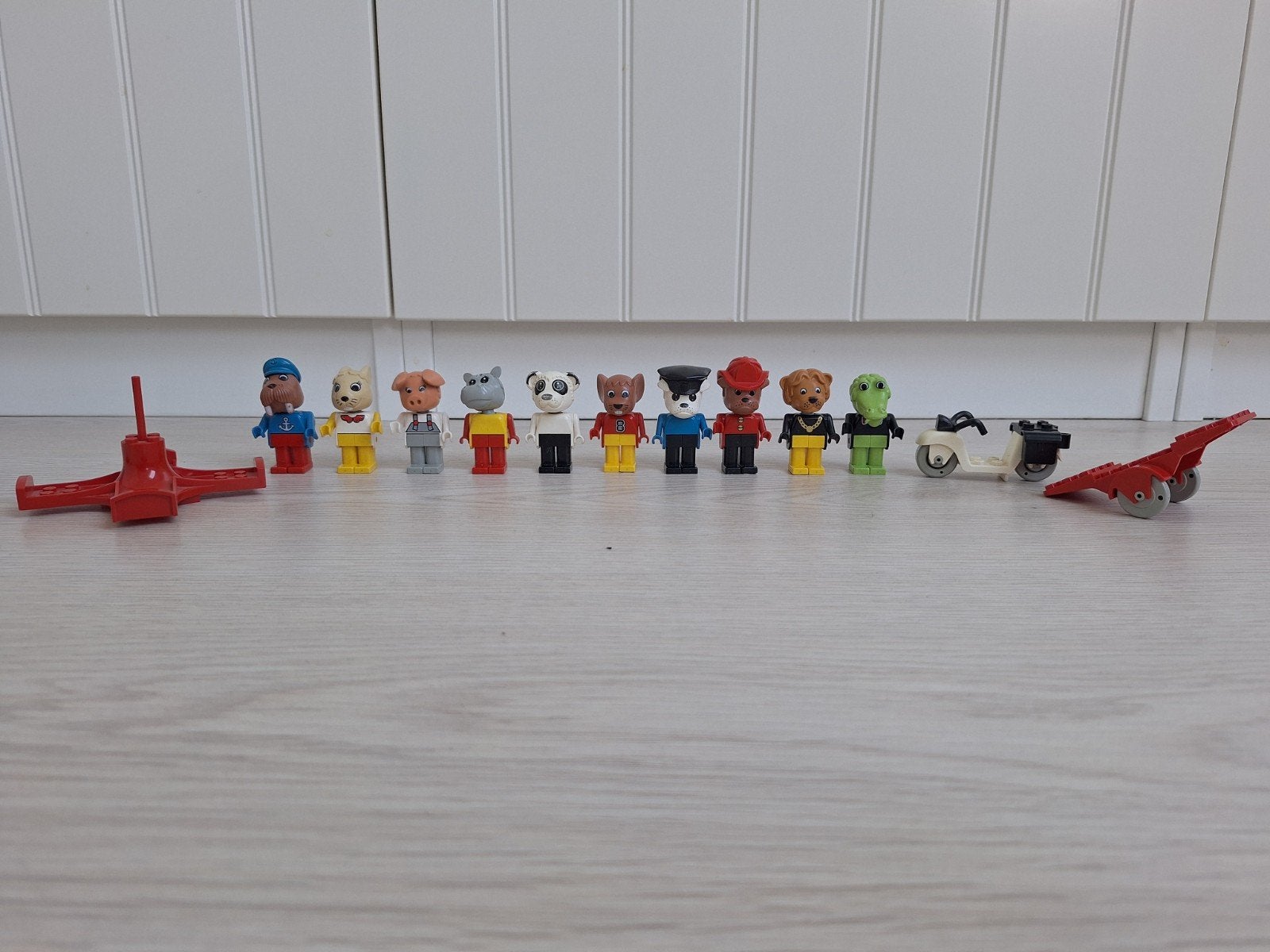 Fabuland poppetjes en enkele onderdelen, Ophalen, Gebruikt, Overige typen, Lego