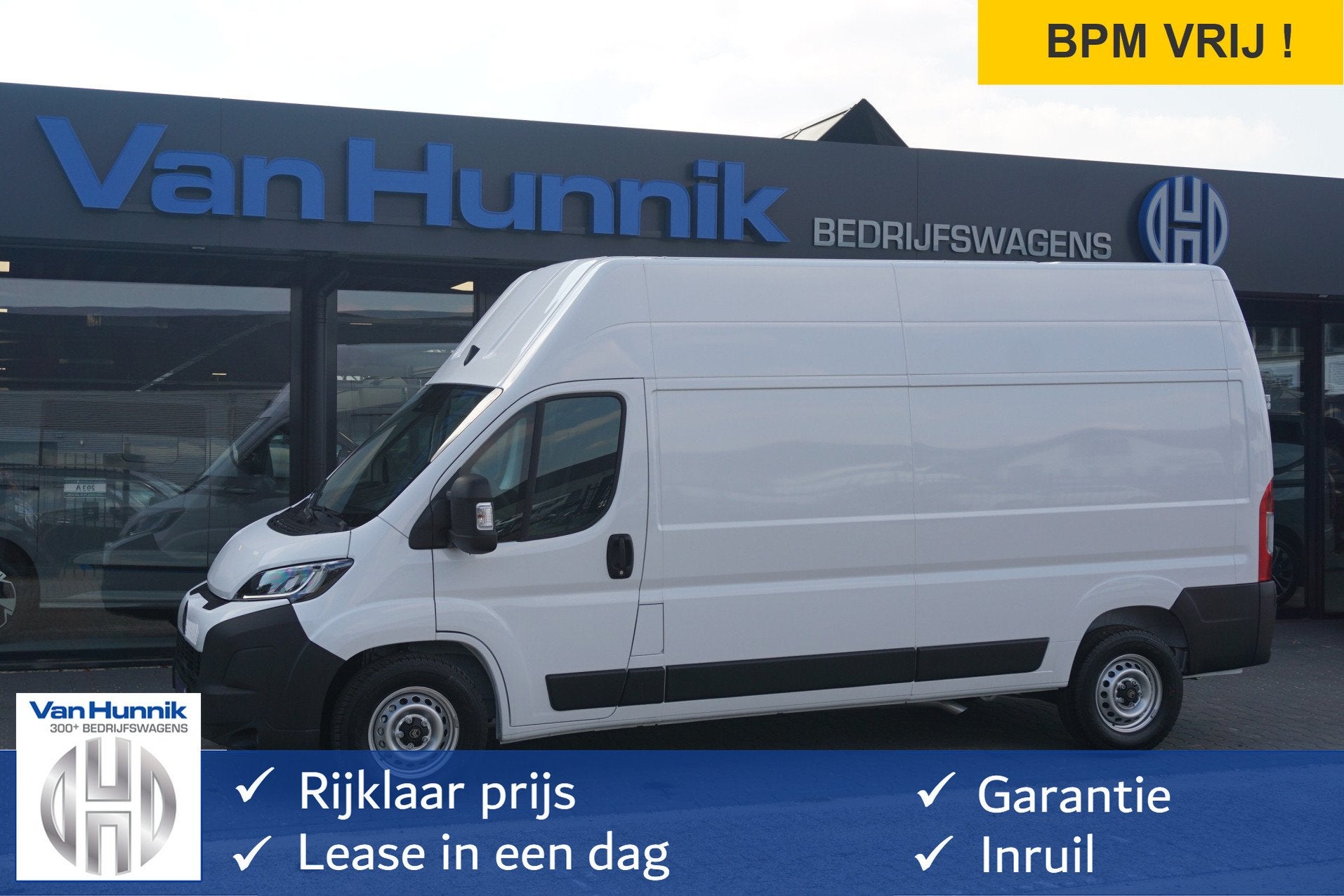 Citroën Jumper Heavy 35 2.2 140PK L3H3 BPM VRIJ! Navi, Came, Auto's, Voorwielaandrijving, 15 km/l, Gebruikt, 4 cilinders