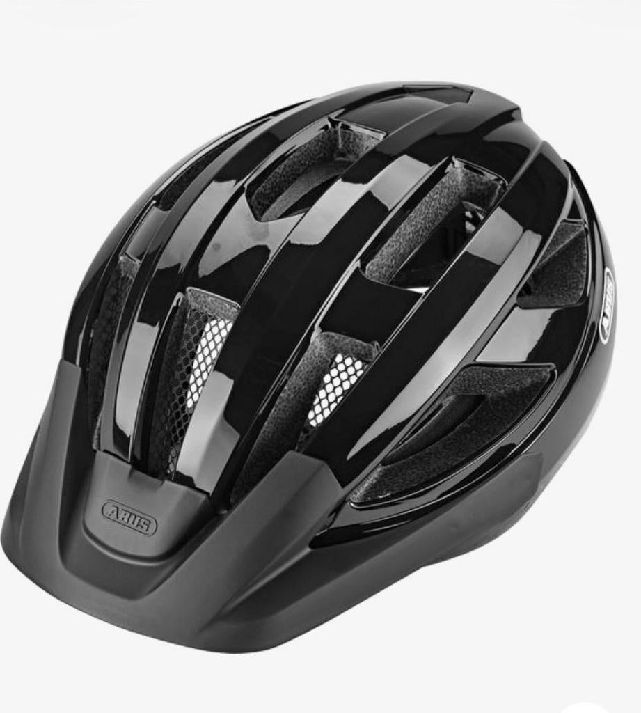 Abus helm Makator zwart maat L., Ophalen of Verzenden, Zo goed als nieuw, Heer of Dame