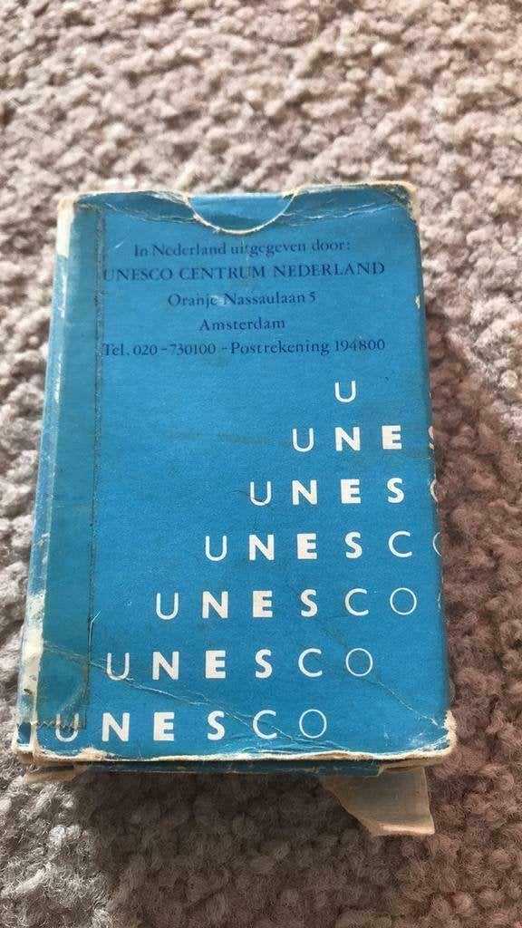 Unesco kaartspel, Ophalen of Verzenden, Gebruikt, Speelkaart(en)