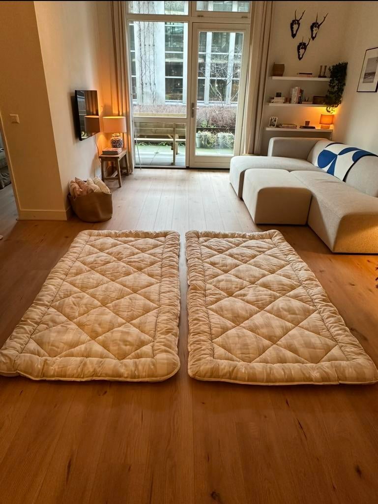2x HÄSTENS TOPPER 190 x 100 x 5 (per stuk), Ophalen, Zo goed als nieuw, Tweepersoons