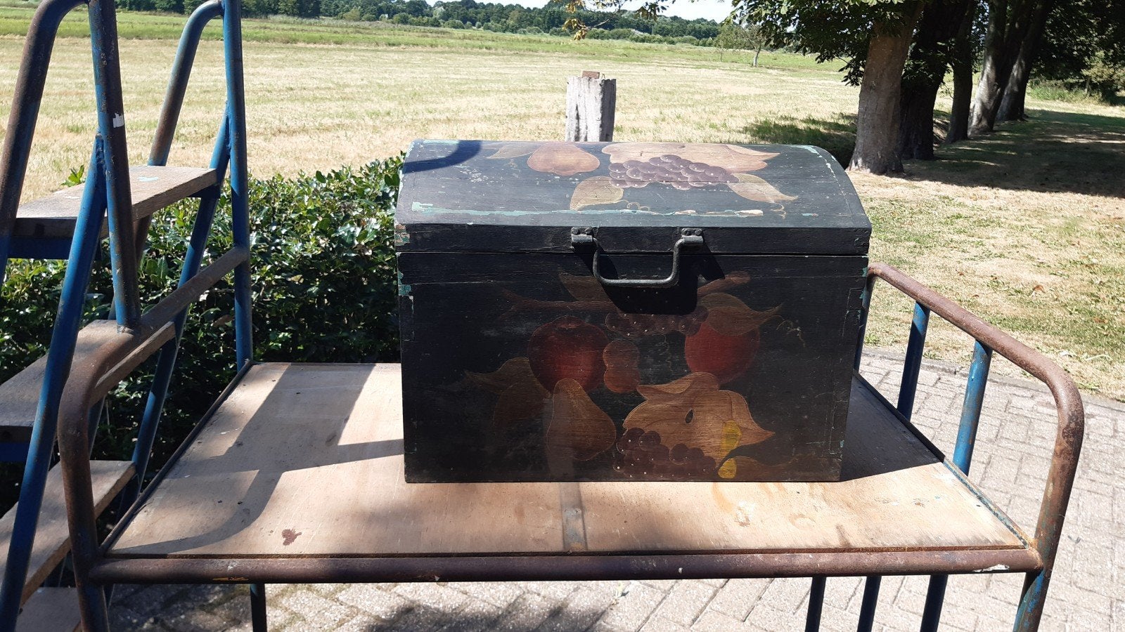 Houten kist, Ophalen, 50 tot 100 cm, Minder dan 50 cm