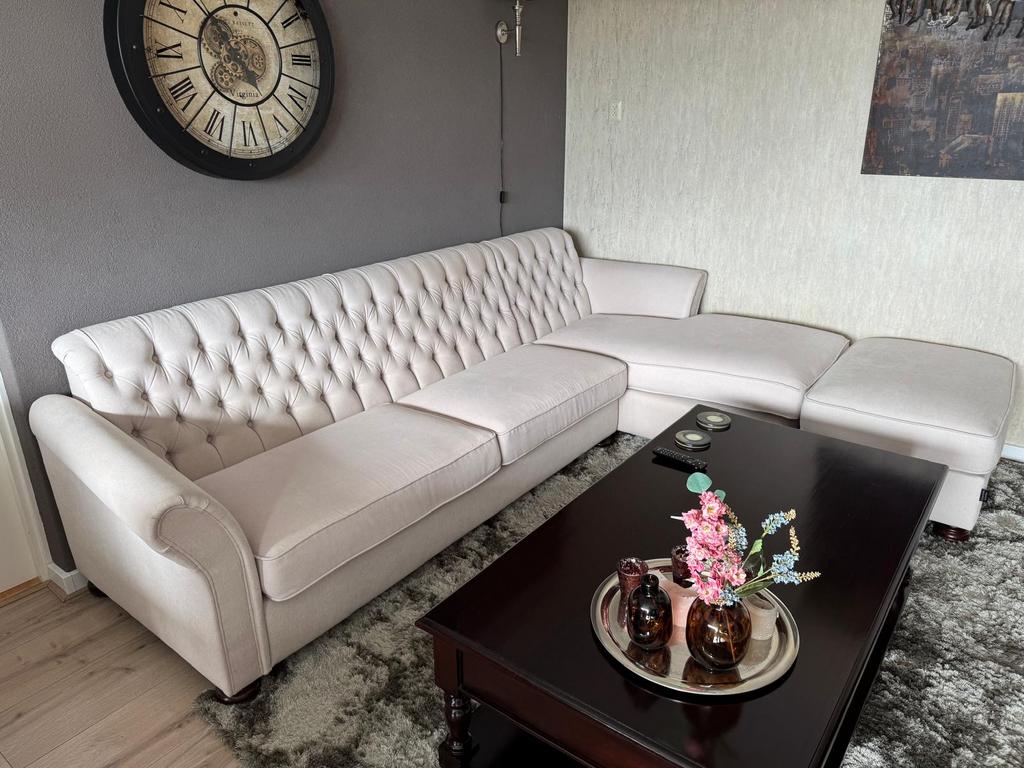 Urban Sofa Bank inclusief hocker - Zo goed als nieuw, Huis en Inrichting, Ophalen, 100 tot 125 cm, Hoekbank, 300 cm of meer