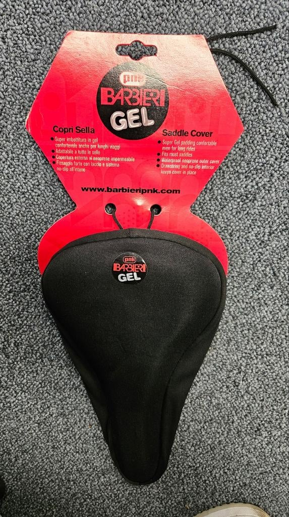 Fietszadelhoes, gel hoes zadel, Barbieri PNK, nieuw, Ophalen of Verzenden, Nieuw, Barbieri