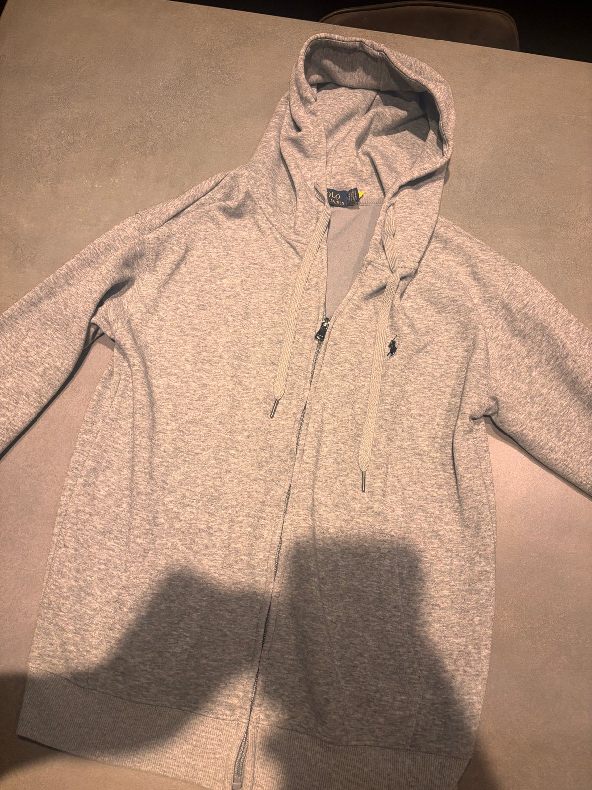 Polo Ralph Lauren Hoodie - Maat s, Kleding | Heren, Ophalen of Verzenden, Zo goed als nieuw, Maat 46 (S) of kleiner, Grijs