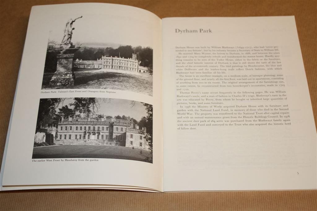 Dyrham Park, Gloucestershire. The National Trust., Ophalen of Verzenden, Zo goed als nieuw, Noord-Amerika