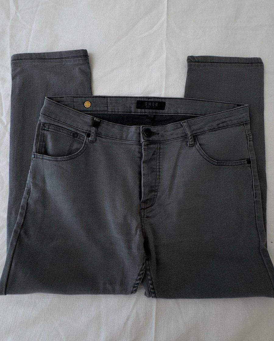 SMOG Grijze Jeans W36/L32 - Zo goed als nieuw, Kleding | Heren, Spijkerbroeken en Jeans, Ophalen of Verzenden, Zo goed als nieuw