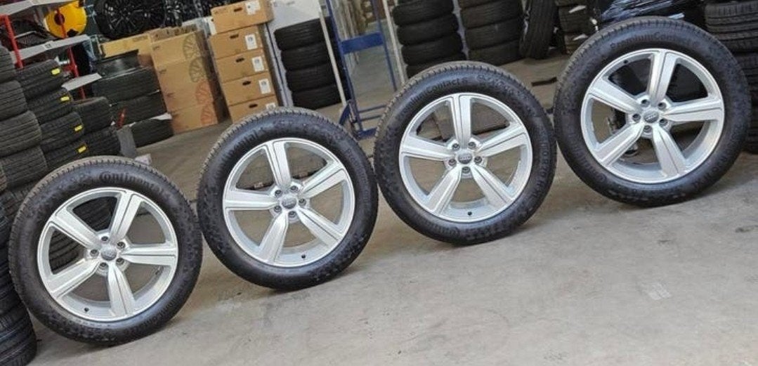 Nette 20" Orig AUDI Q7 E-TRON Velgen+A merk Banden 5x112, Ophalen, Audi, Gebruikt, 255 mm