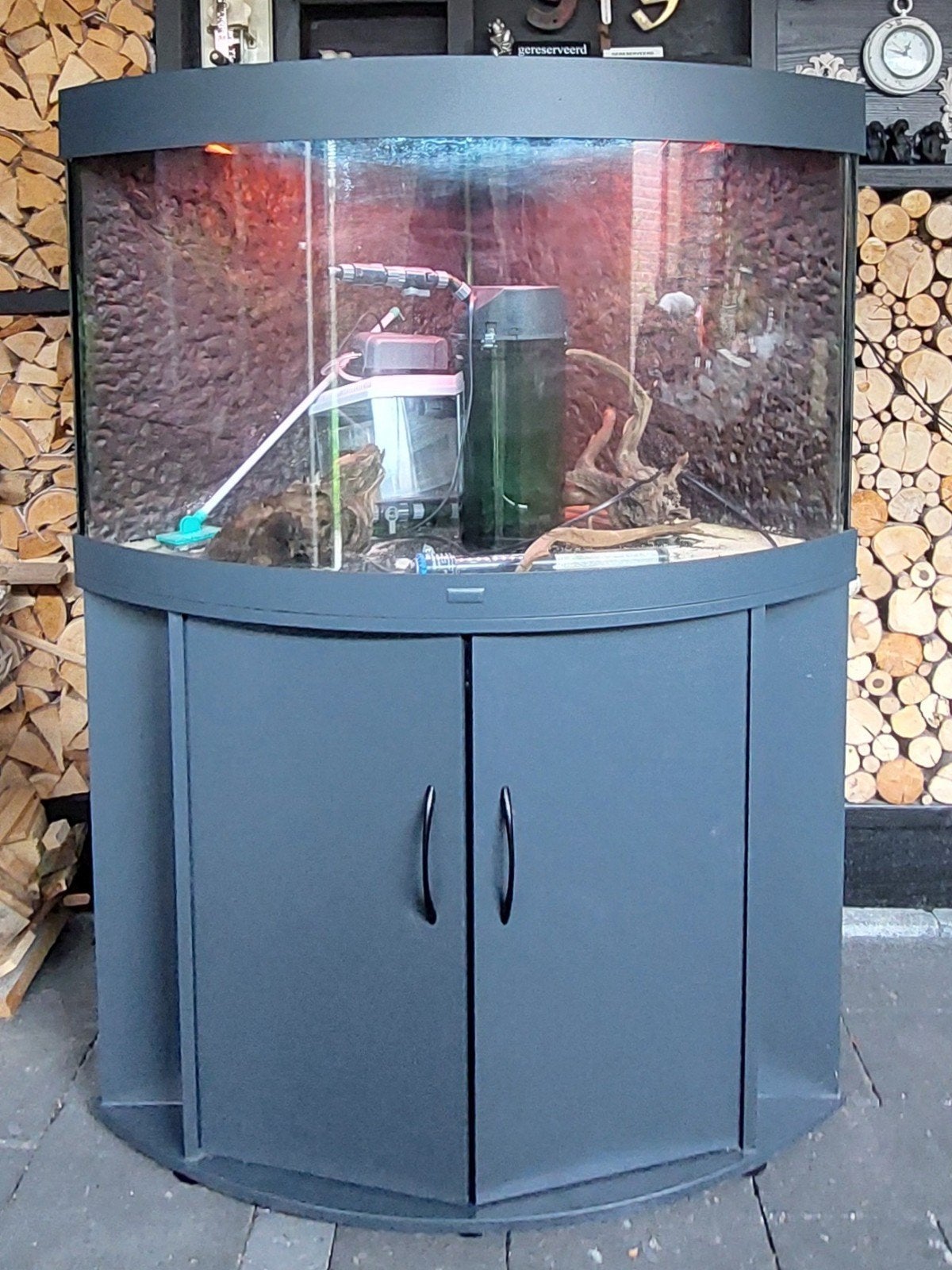 Hoekaquarium, Dieren en Toebehoren, Ophalen, Leeg aquarium