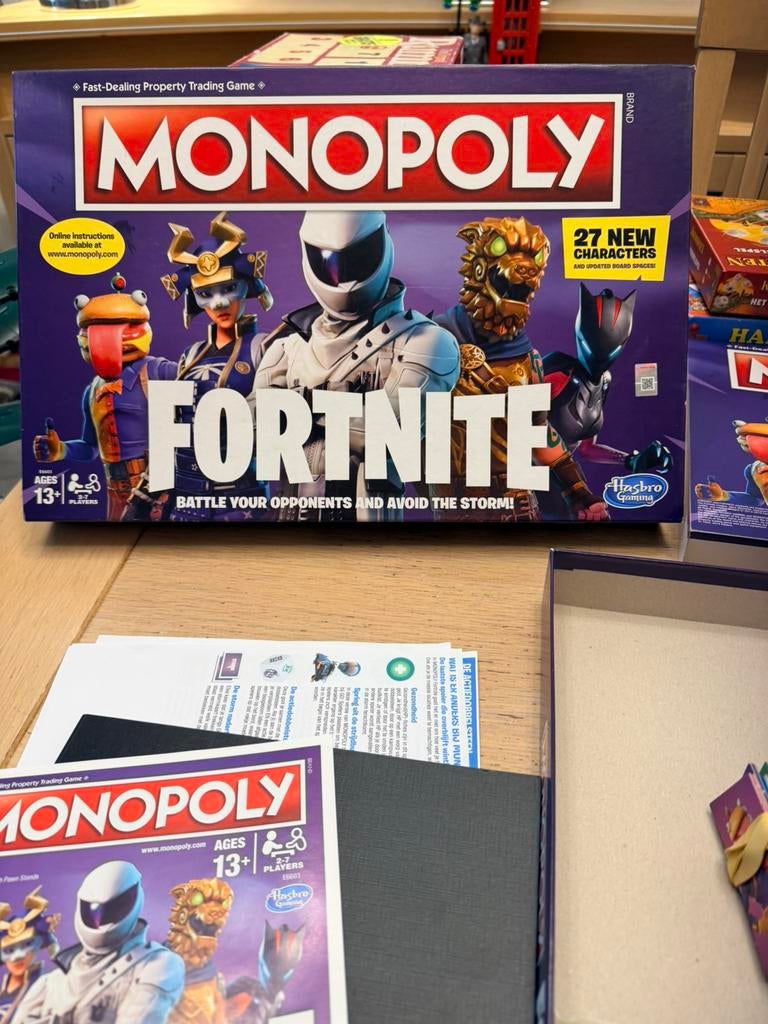 Monopoly fortnite zgan, Hobby en Vrije tijd, Gezelschapsspellen | Bordspellen, Ophalen of Verzenden, Zo goed als nieuw